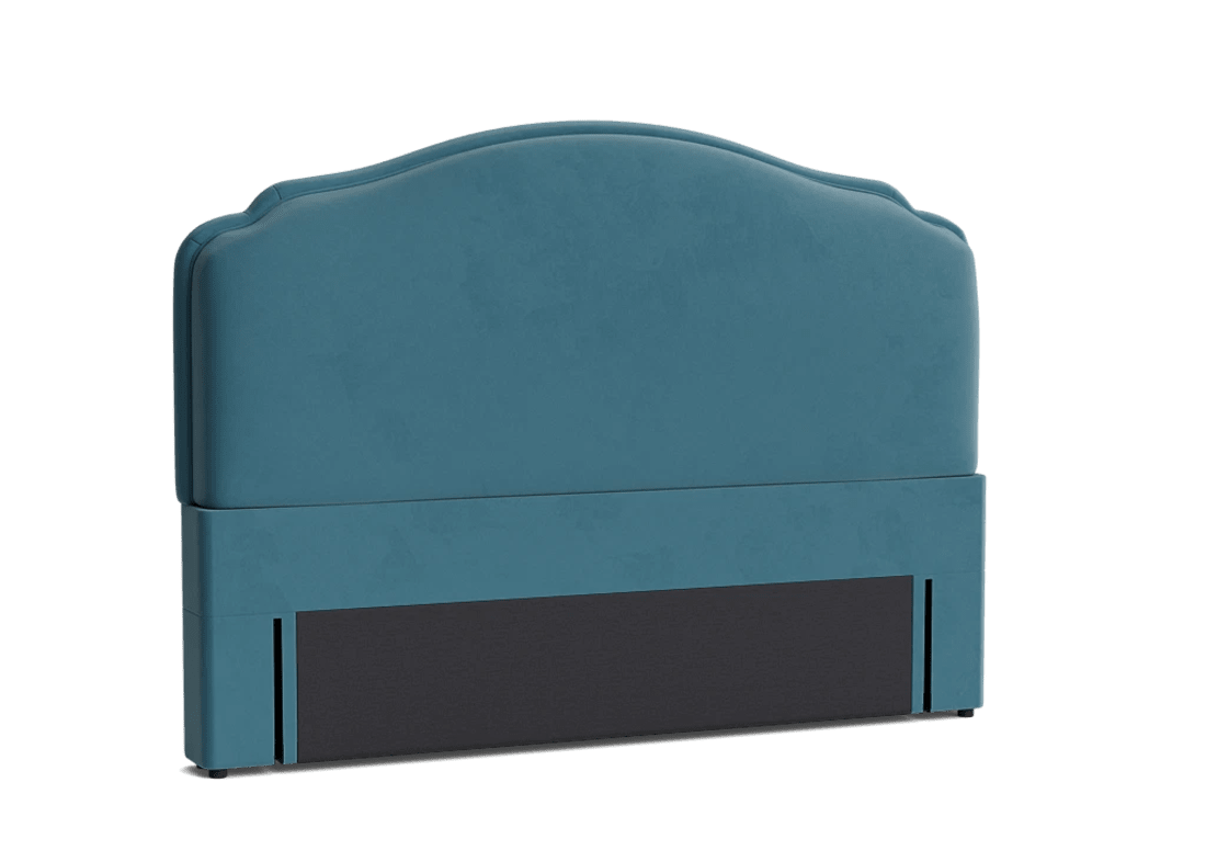 Sugar Puff Headboard - Superking - Velvet - Hosepipe - Teal