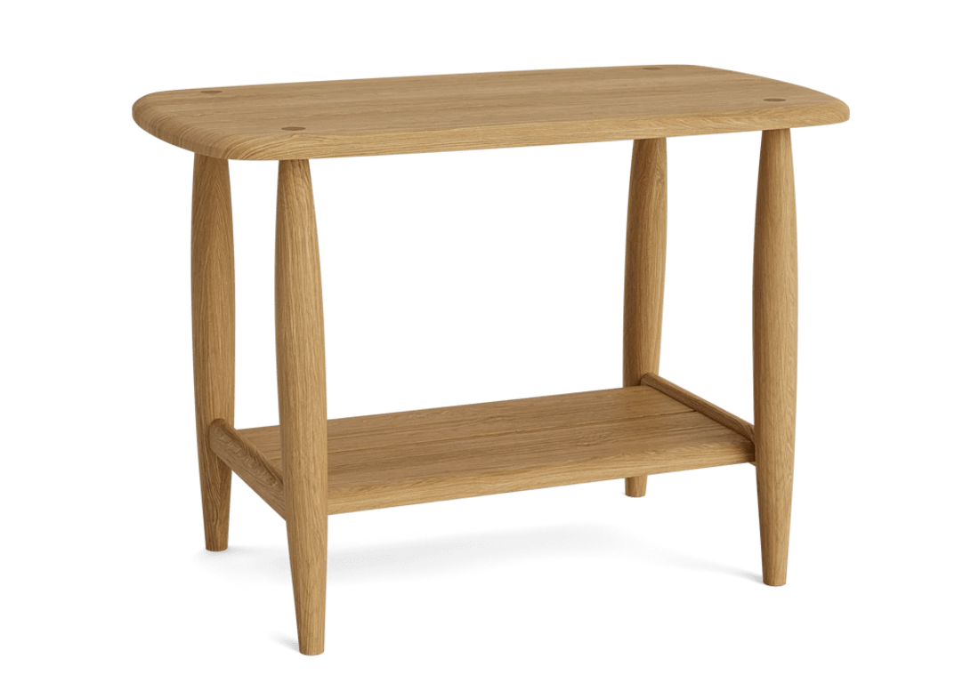 Steady Eddie Side Table - Standard - Light Oak - Without a Drawer