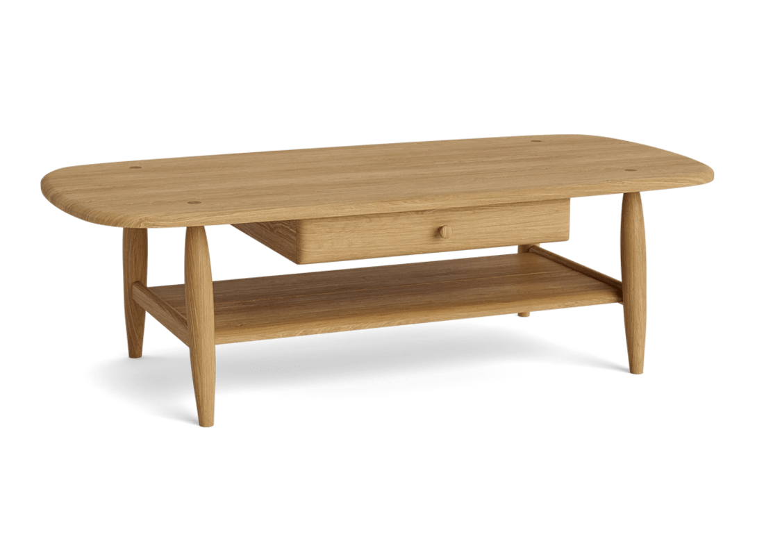 Steady Eddie Coffee Table - Standard - Light Oak