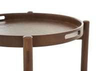 Meals on Wheels Side Table in Warm Ash