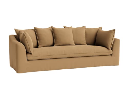 Sloafer Sofa Extra large in Conker Fight Brushed Cotton