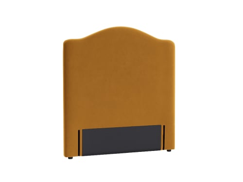Double Tall Luna Headboard in Butterscotch Clever Velvet