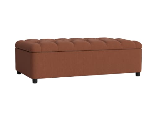 Bed in a Button - Double - Clever Slubby Cotton - Rusty Rake