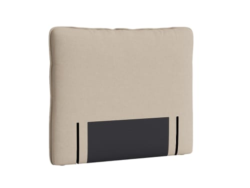 Pillow Talker Headboard - Double - Clever Linen - Mushroom Stalk