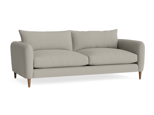 Squishmeister Sofa - Large - Boucle - Toast rack - Dark Oak Legs