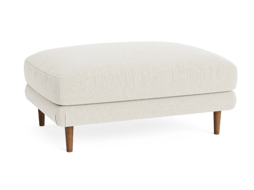 Sugarloaf Footstool - Rectangle - Linen - Egg Box - Beige - Leg No. 53