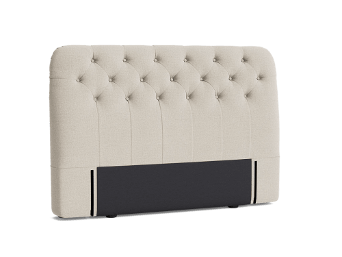 Bedlington Headboard - King - Linen - Birthday Candle - Blue