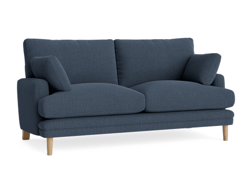Squisharoo Sofa - Medium - Clever Laundered Linen - Bonfire Night - Light Oak Legs
