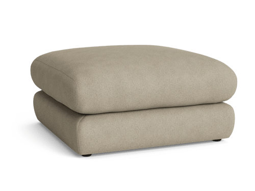 Wodge Footstool - Medium Square - Boucle - Seeded Sourdough