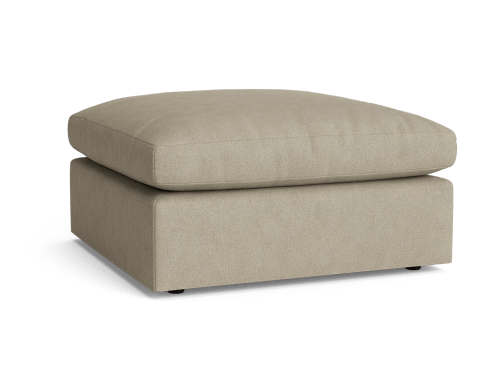 Cuddlemuffin Footstool  - Medium Square - Boucle - Seeded Sourdough