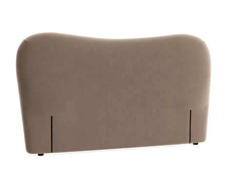 Monroe Headboard - Superking - Velvet - Tea Bag