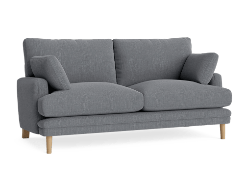 Squisharoo Sofa - Medium - Clever Laundered Linen - Leaky Bucket - Light Oak Legs