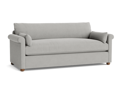 Queenie Sofa - Large - Clever Laundered Linen - Licking Spoons - Dark Oak Legs