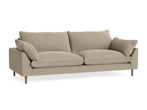 Slow Riser Sofa - Large - Clever Laundered Linen - Rope Ladder