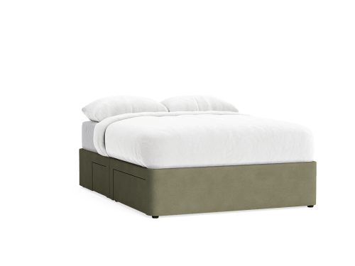 Side Stash 1.5 Drawer Bed Kingsize in Allotment Clever Cotton