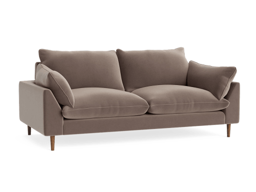 Slow Riser Sofa Medium in Dented Kettle Clever Velvet