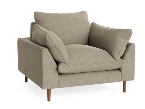 Slow Riser Armchair - Armchair - Clever Laundered Linen - Rope Ladder