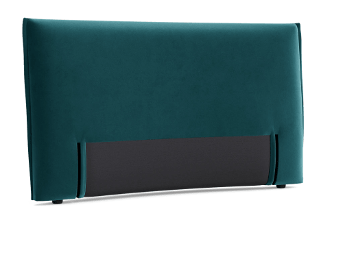 Archy Headboard - Double - Velvet - Rockpool