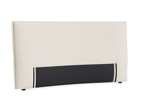 Archy Headboard - King - Twill - Whipped Cream - White