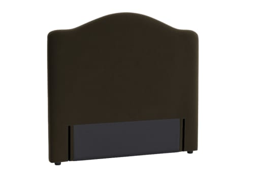 Double Luna Headboard in Wine Bottle Clever Velvet