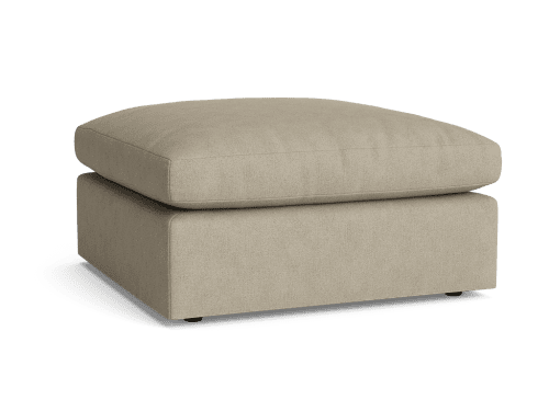 Cuddlemuffin Footstool  - Medium Square - Boucle - Seeded Sourdough