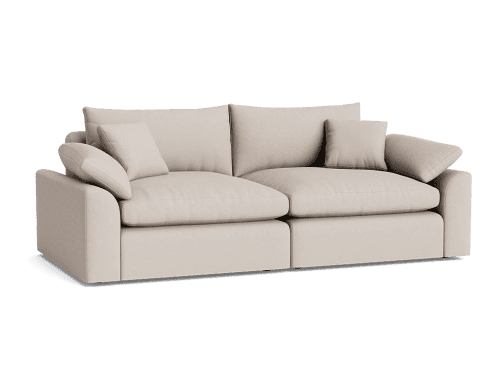 Cuddlemuffin Modular sofa  - Medium - Chenille - Passing Cloud - Grey