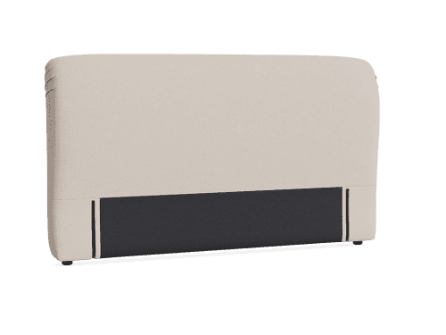 Cookie Headboard - Superking - Velvet - Passing Cloud - Grey