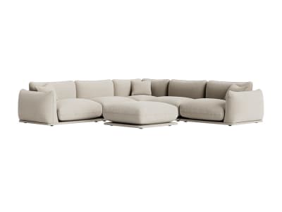 Blockbuster Modular Corner Sofa + Footstool