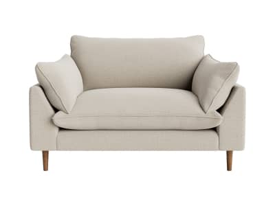 slow riser love seat in thatch house fabric 1