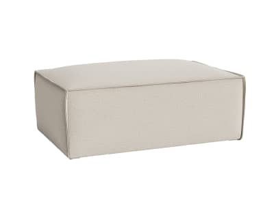 rectangle sundaze footstool in thatch house fabric