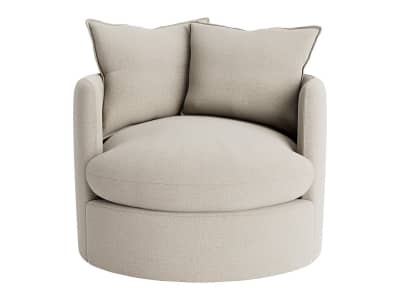 Dunkins Swivel Accent Chair Front