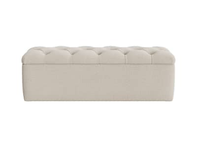Button Top Ottoman Front