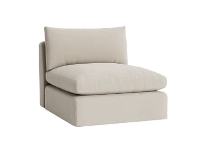 cuddlemuffin armless love seat