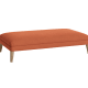 Scuffler Footstool  - Extra Large Rectangle - Clever Linen - Marmalade