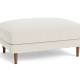 Sugarloaf Footstool - Rectangle - Linen - Egg Box - Beige - Leg No. 53