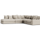 Wodge Modular Chaise Corner Sofa - Large Right Hand - Linen - Marmalade