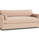 Queenie Sofa - Large - Chenille - Pressed Petals - Pink - Dark Oak Legs