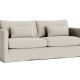 Bruges Sofa - Large - House Fabric - Thatch - Light Oak Legs