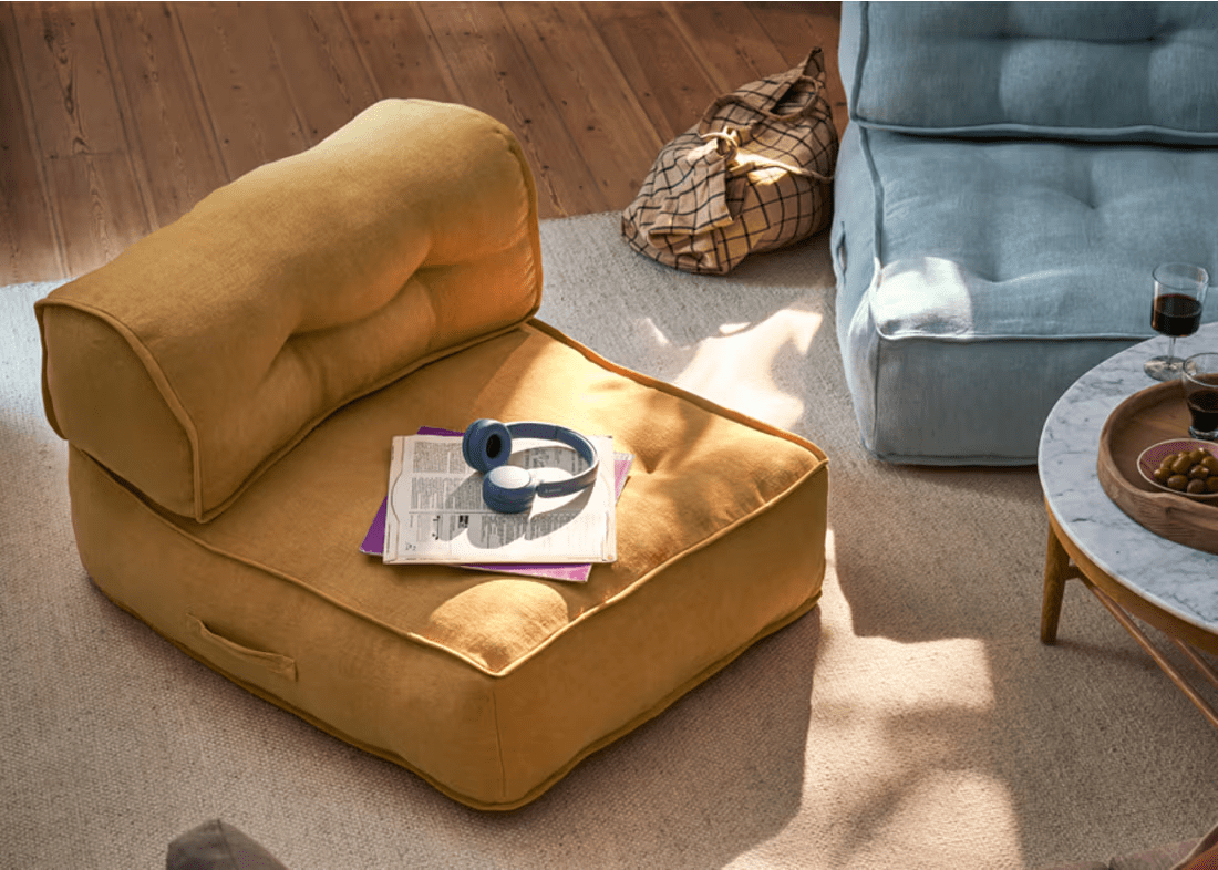 Floor cushion furniture shop