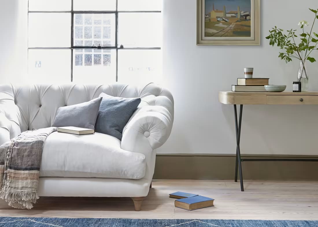 Chesterfield love chair clearance