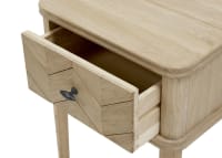 Little Flapper Side Table in Whitewashed Oak