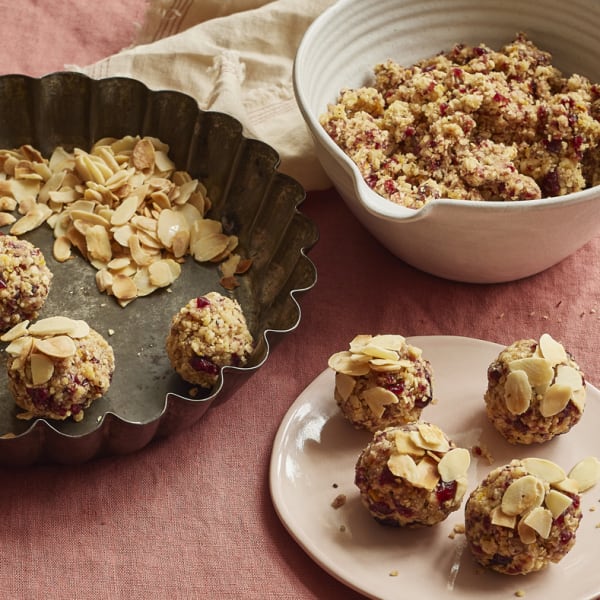 Cranberry & Almond Energy Bites