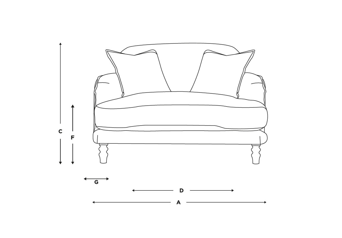 Bunny Hug Love Seat Small Footprint Love Seat Loaf