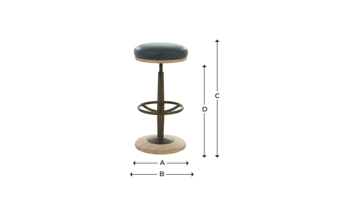 Cabinetry Soft Top Stool DD