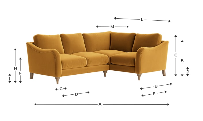 Loaf bumpster outlet corner sofa