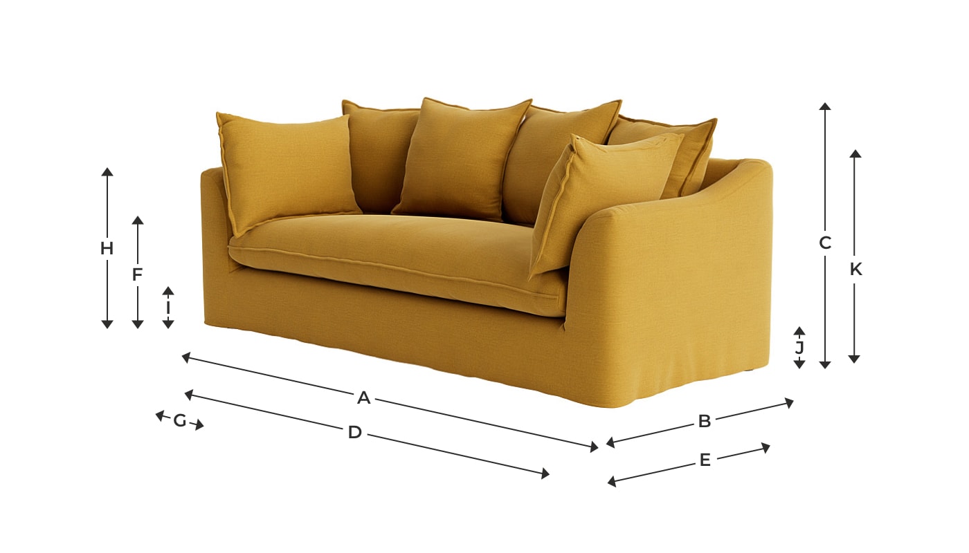 Sloafer Sofa Laidback Sofa with Removable Covers Loaf