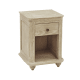 Amity Side Table in Whitewashed Oak