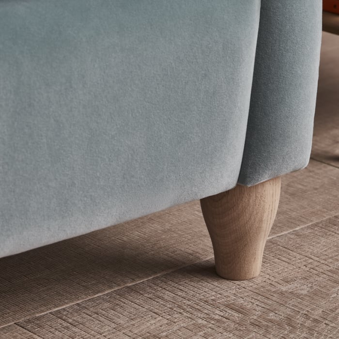 Brioche Sofa Bed in Tidepool Teal Velvet