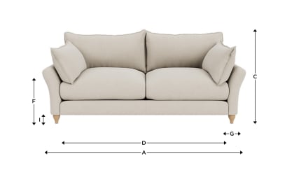 Brioche Sofa Bed - Flat pack