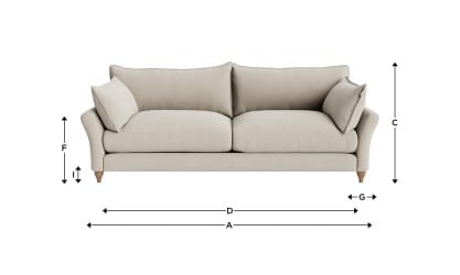 Brioche Sofa - Non Flat Pack